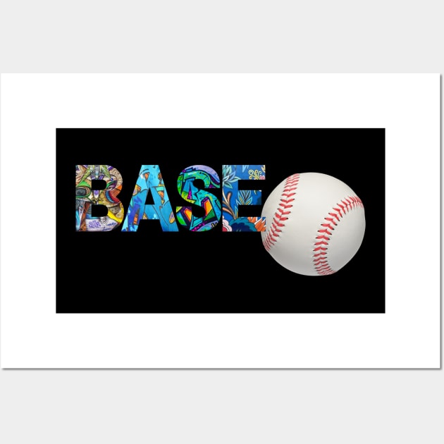 Baseball Staff Wall Art by AngelFeatherDsg